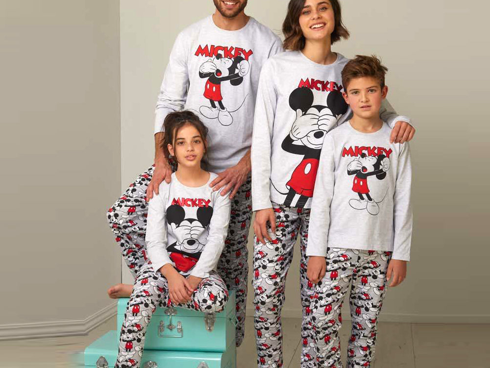 Pigiama Disney Coordinati: Disney veste tutta la famiglia