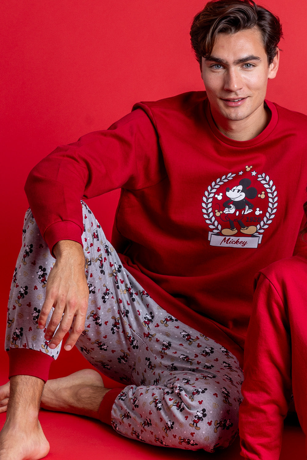 Pigiama invernale Family Uomo Donna Bimbo Bimba art Disney 62221 62317 Disney