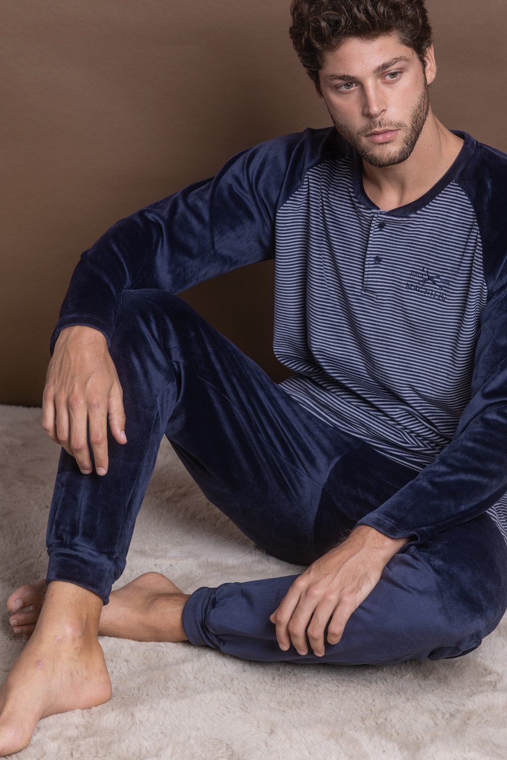 Pigiama Uomo Admas 62767 Blu Admas