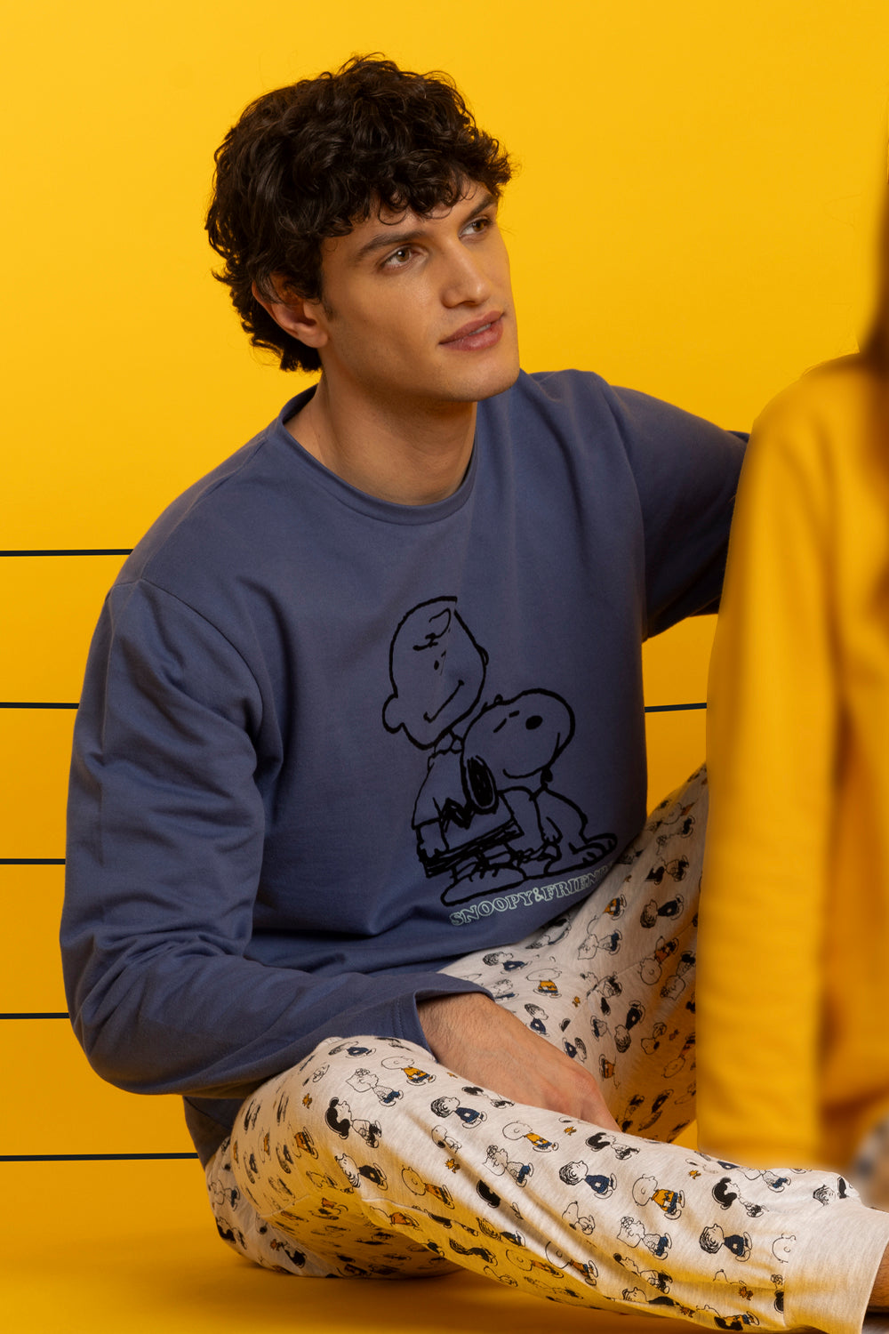 Pigiama invernale Family Uomo Donna Bimbo Bimba art Snoopy 63015 63429 Admas