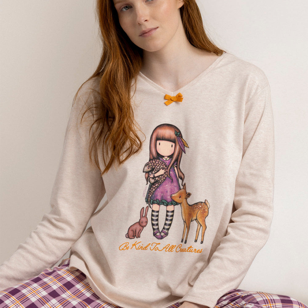 Pigiama Donna Bambina Santoro gojuss invernale 63384 63409 Santoro Gorjuss