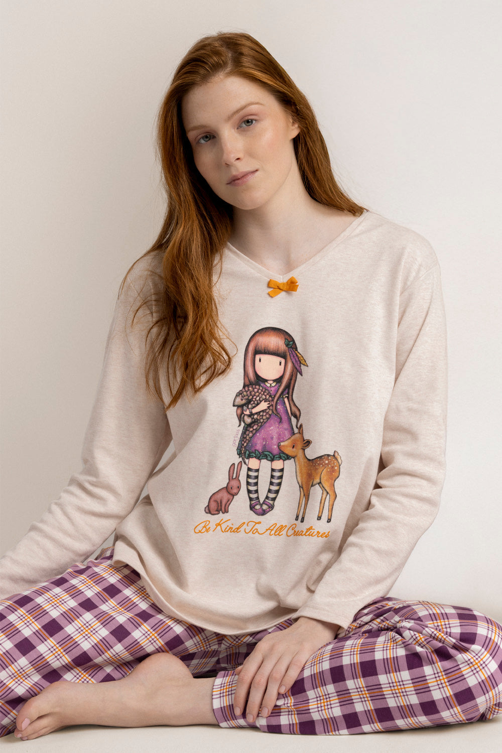 Pigiama Donna Bambina Santoro gojuss invernale 63384 63409 Santoro Gorjuss