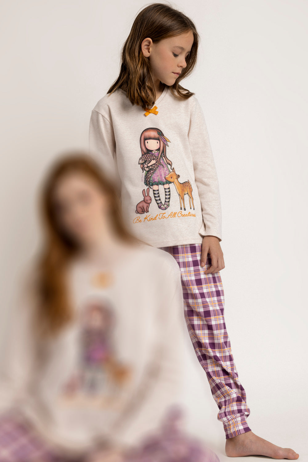 Pigiama Donna Bambina Santoro gojuss invernale 63384 63409 Santoro Gorjuss