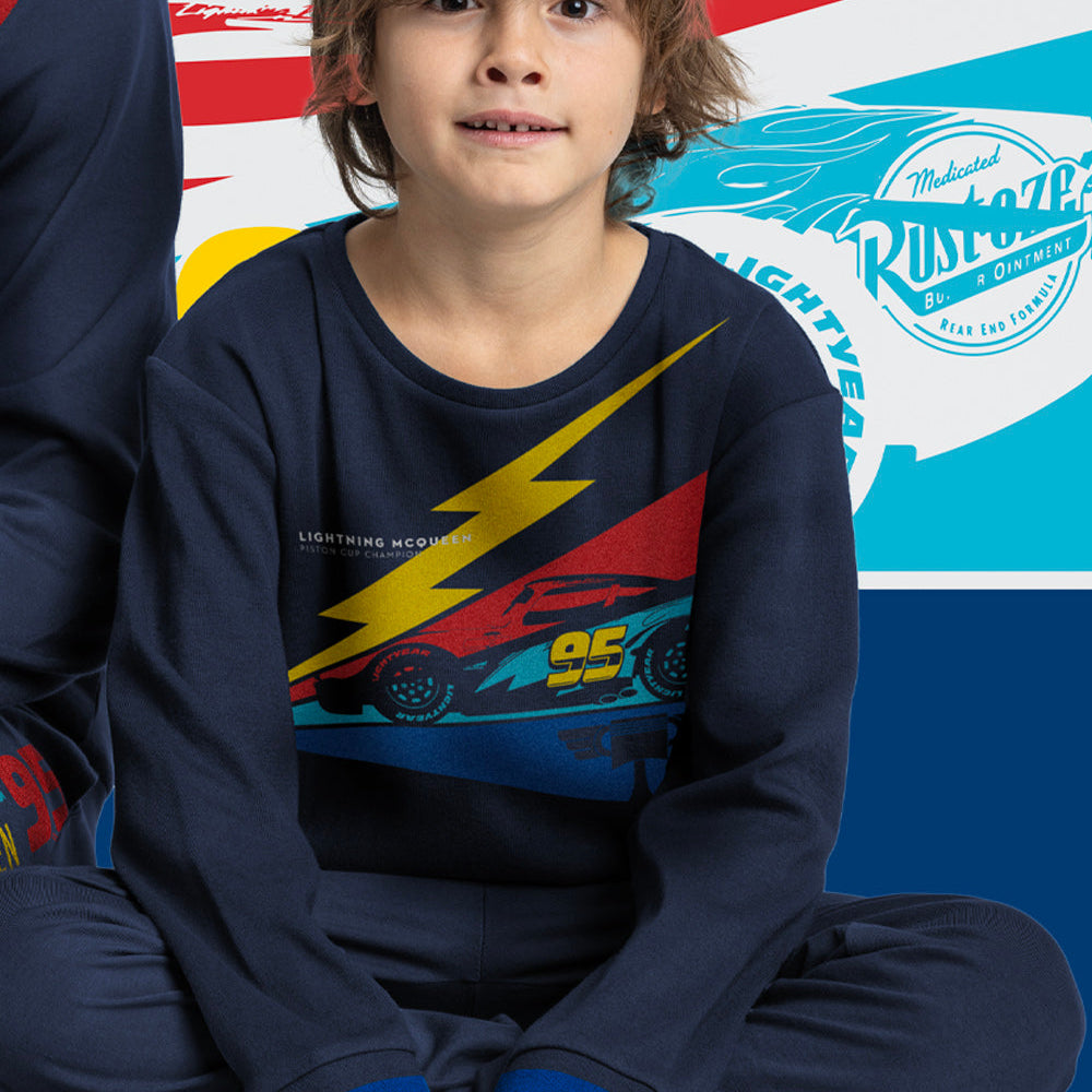 Pigiama Family Uomo Bimbo Cars 63898 63910 Disney