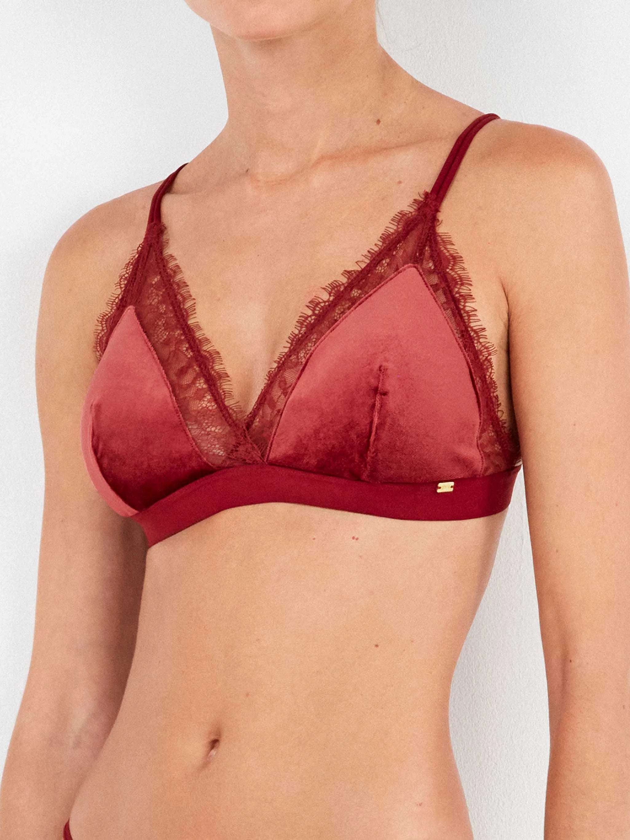 Reggiseno Gisela in velour 10136 Gisela