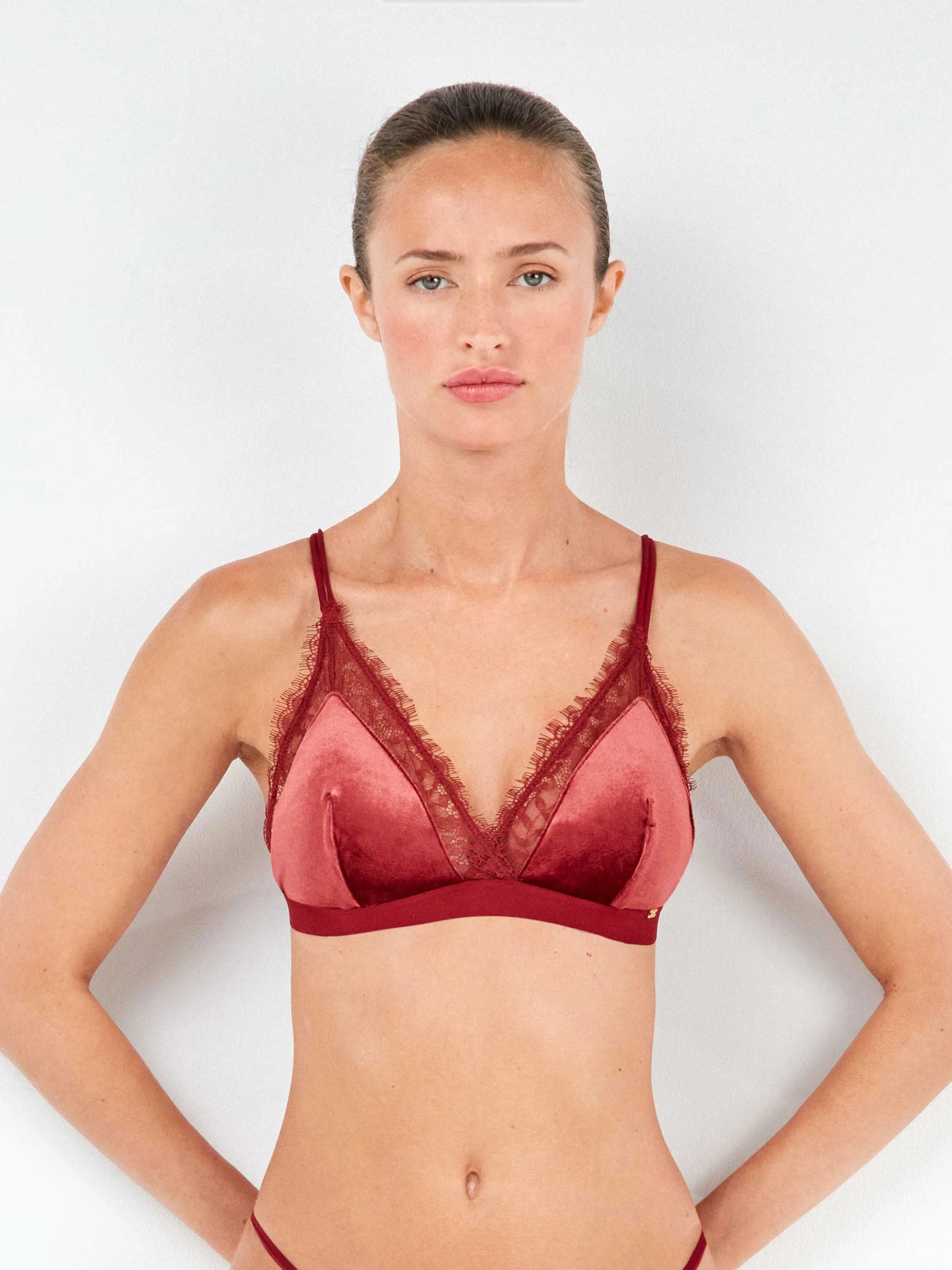 Reggiseno Gisela in velour 10136 Gisela
