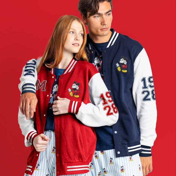 Disney giacca da camera Uomo Donna 67198 67197 Disney