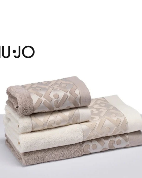 Set asciugamani viso e ospite in spugna NEW LIU JO + colori Liu Jo