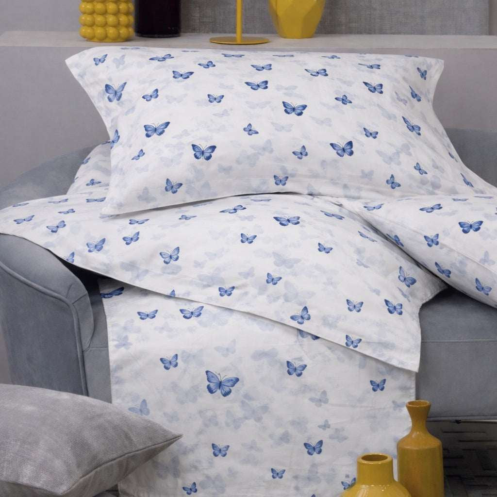 Completo lenzuola matrimoniale in Percalle di cotone 100% Rebecca Home
