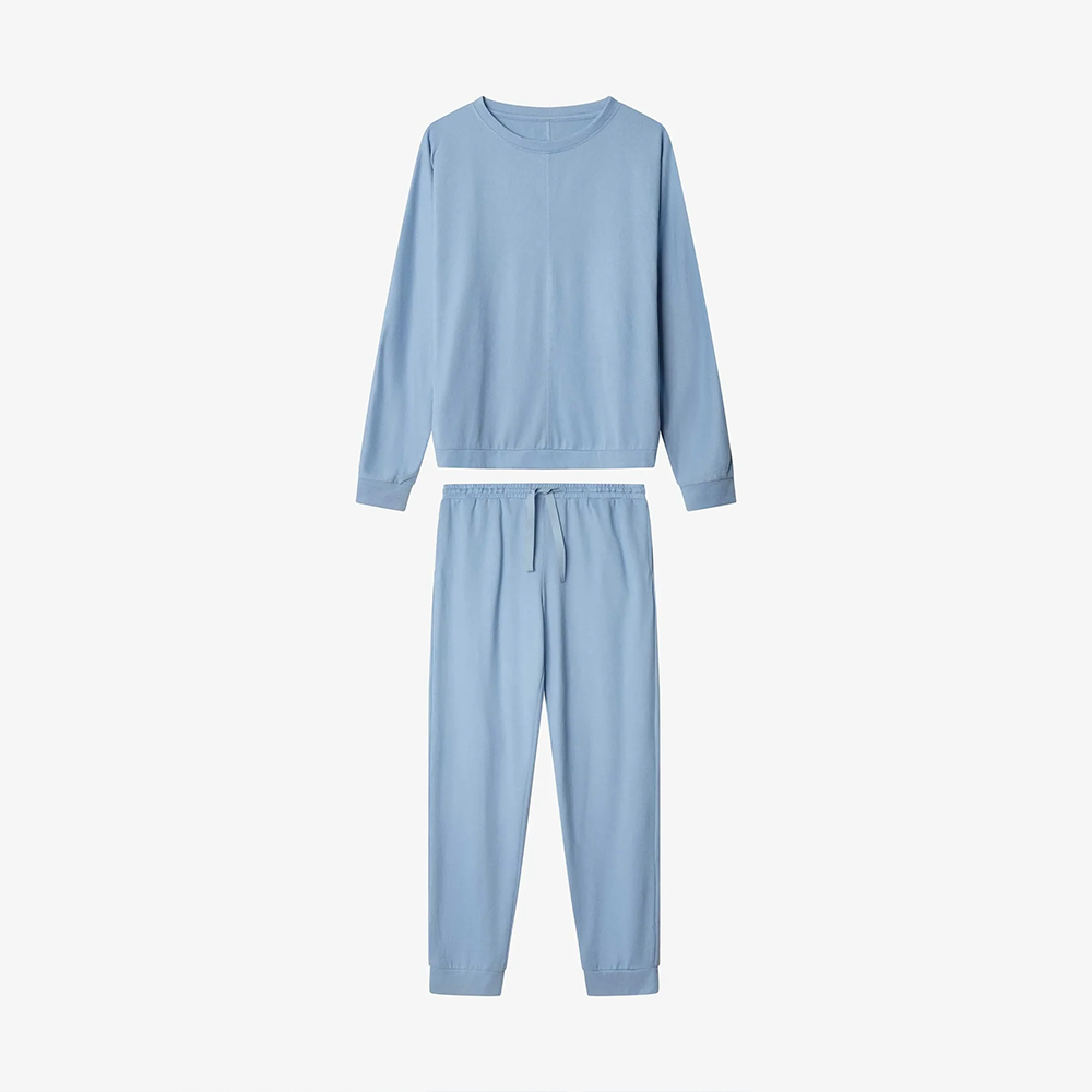 Pigiama invernale Donna Gisela 20441 azzurro Gisela