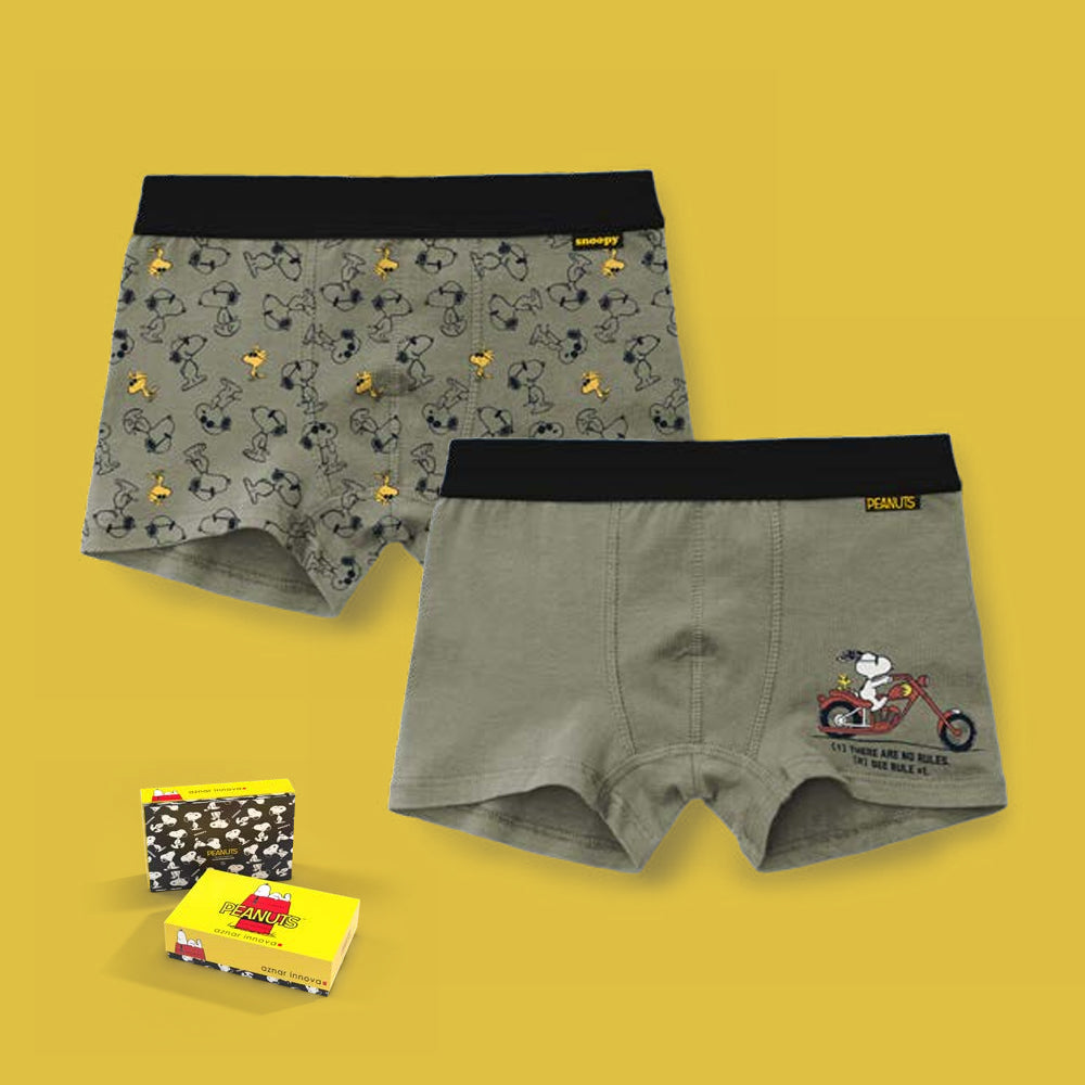 Coppia Boxer Uomo Snoopy peanuts 48564 Disney