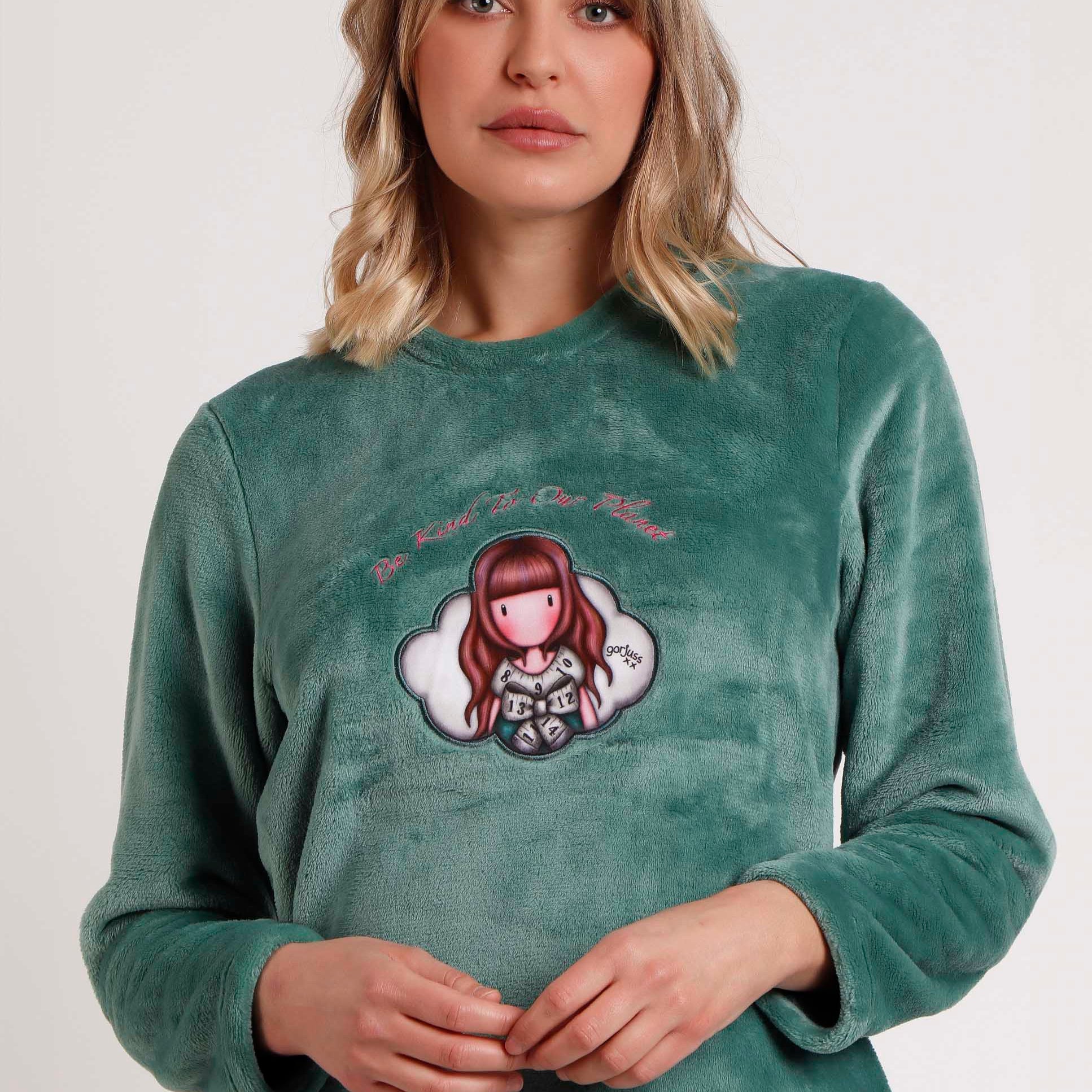 Pigiama invernale Santoro Gorjuss Coordinato Donna Bambina 62389 62414 Santoro Gorjuss