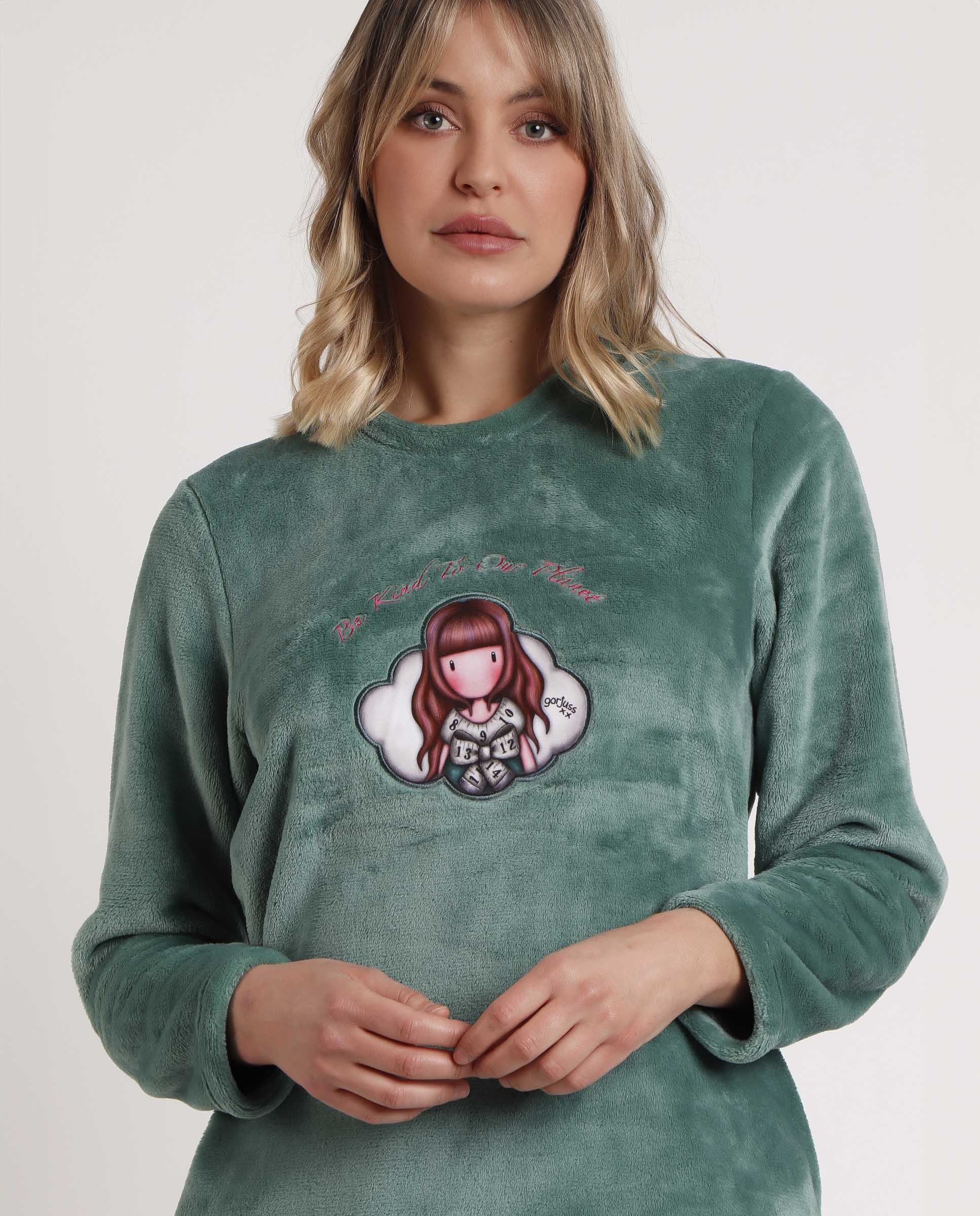 Pigiama invernale Santoro Gorjuss Coordinato Donna Bambina 62389 62414 Santoro Gorjuss