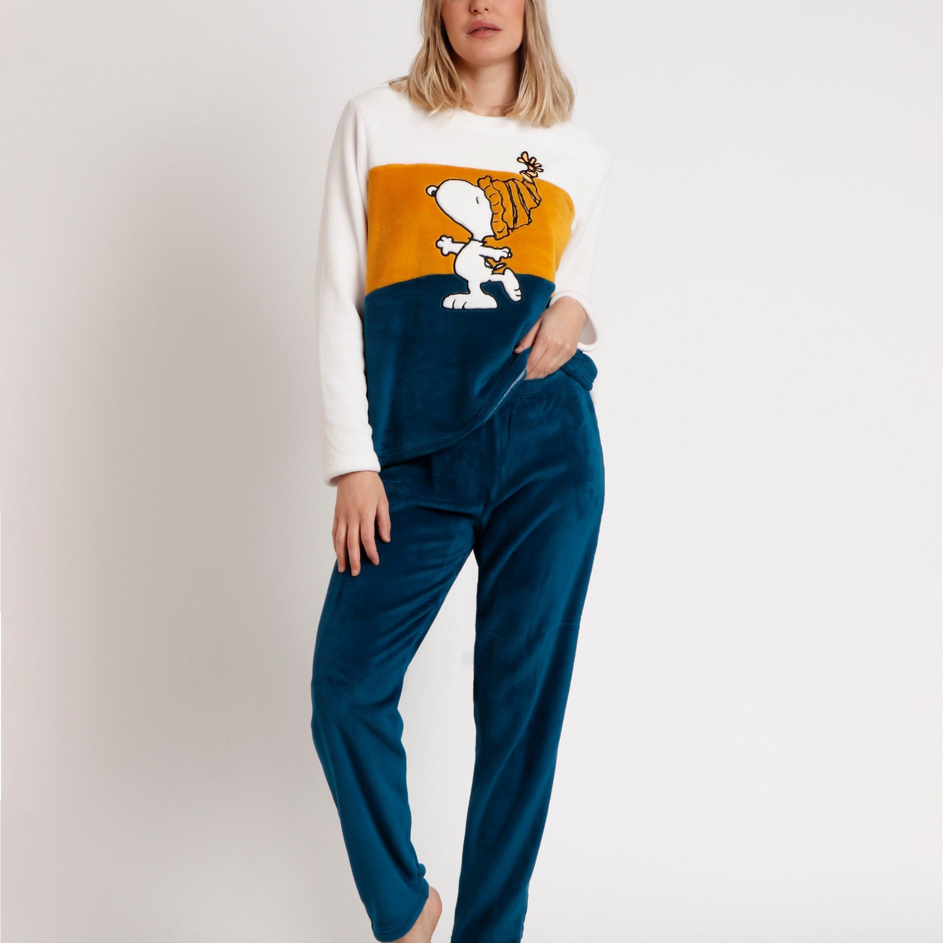 Pigiama Family Uomo Donna Bimbo Bimba art Snoopy 62422 62011 Disney