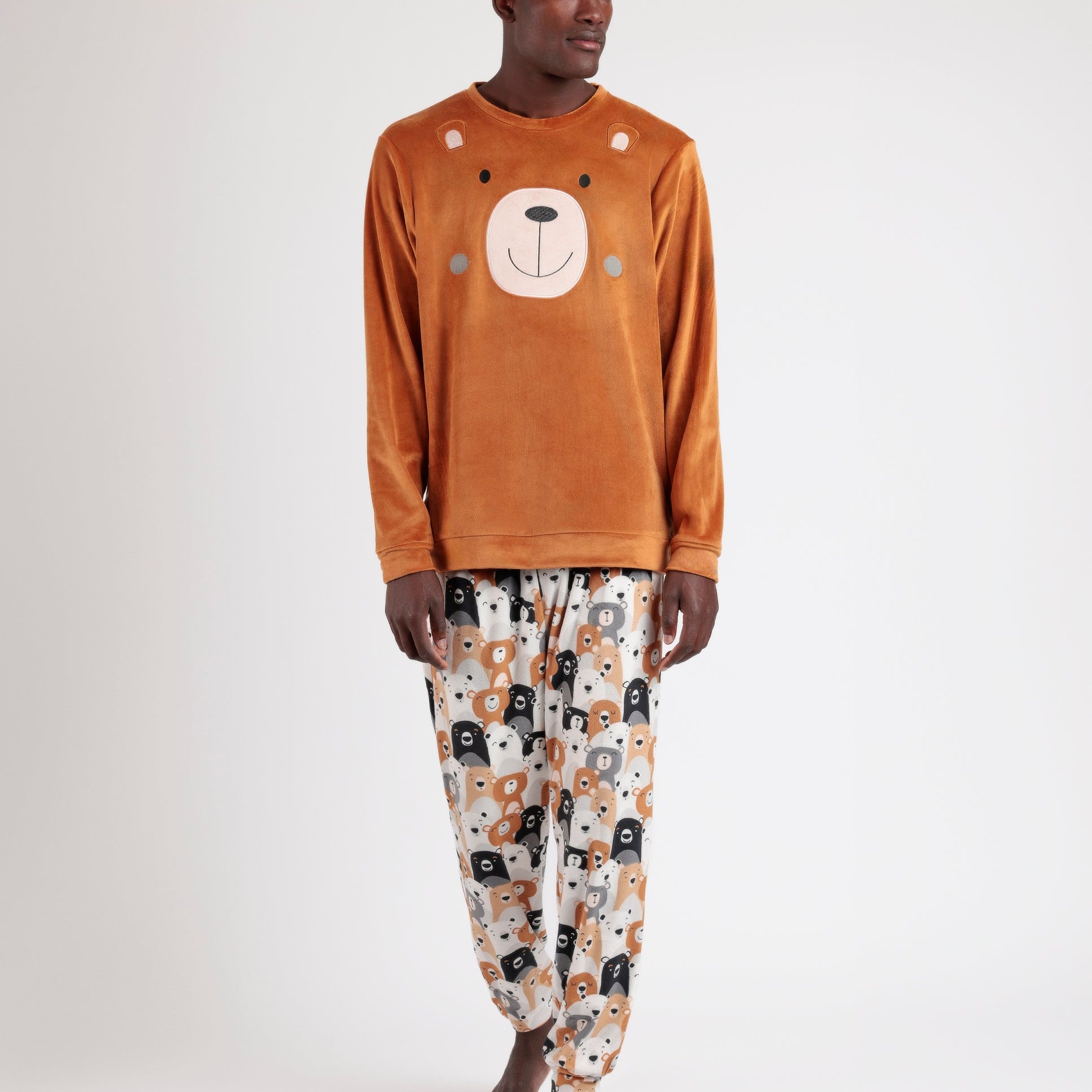 Pigiama invernale Family Uomo Donna Bimbo Bimba art 62783 62601 Disney