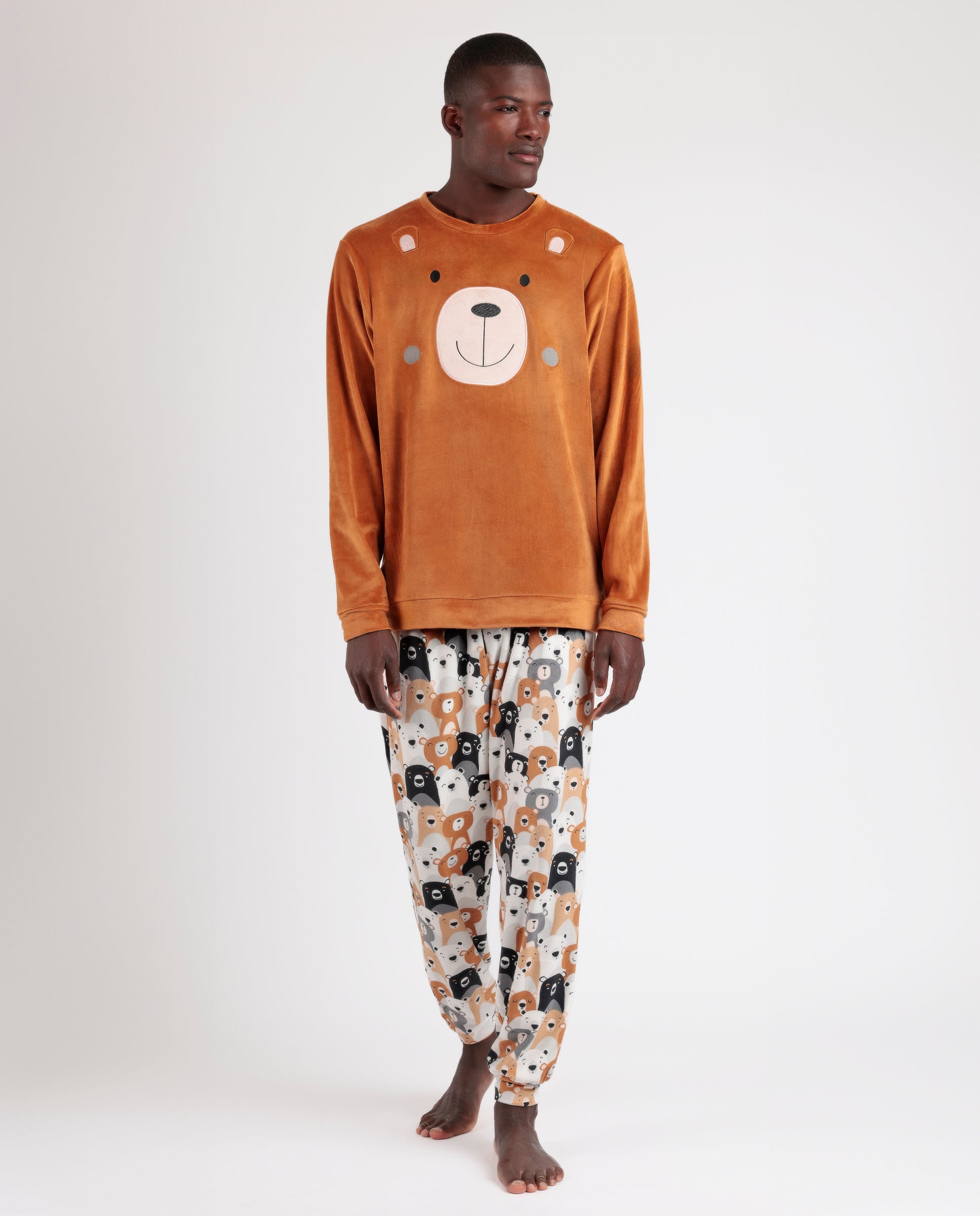 Pigiama invernale Family Uomo Donna Bimbo Bimba art 62783 62601 Disney