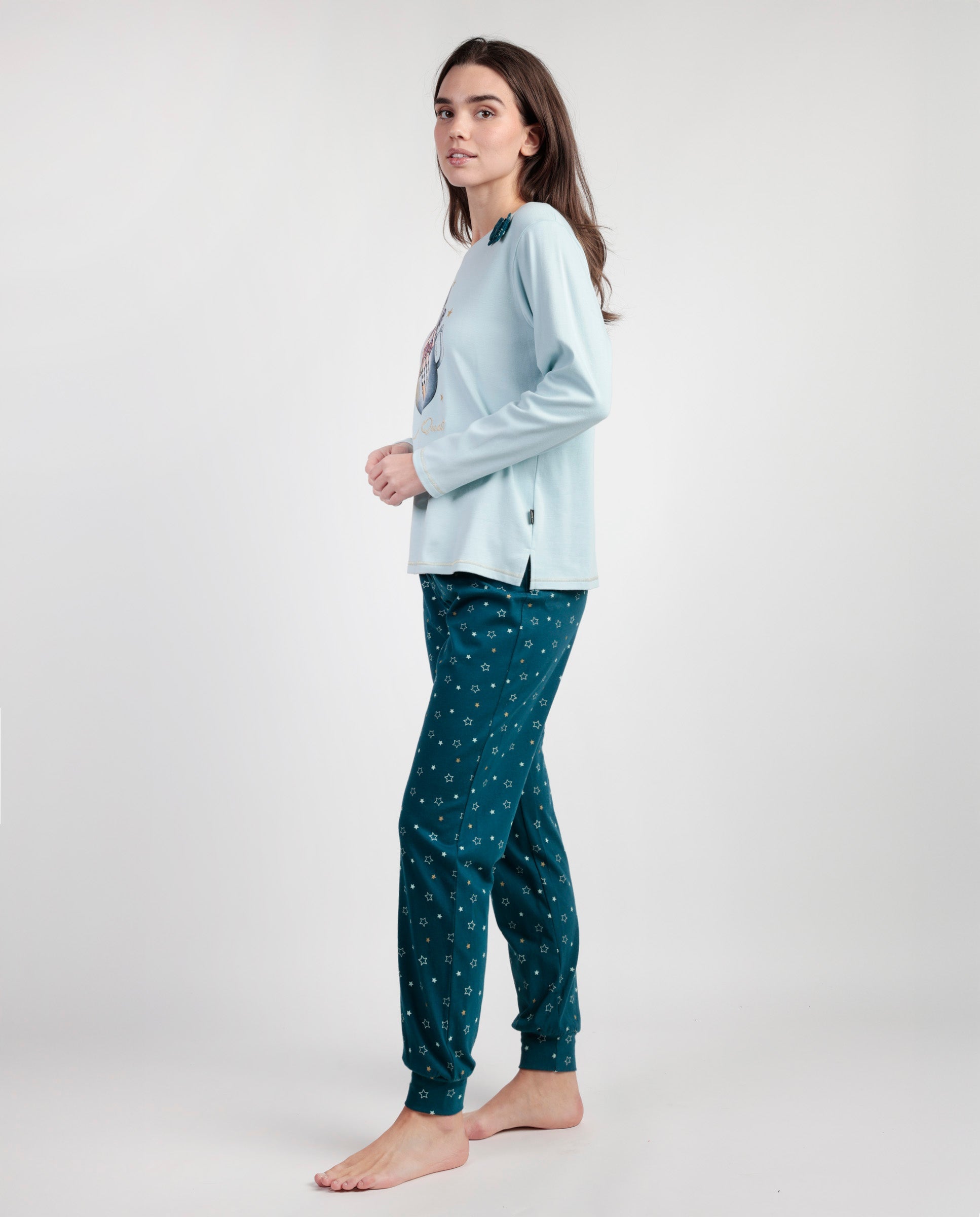 Pigiama Donna Bambina Santoro gojuss invernale 63383 63408 Santoro Gorjuss