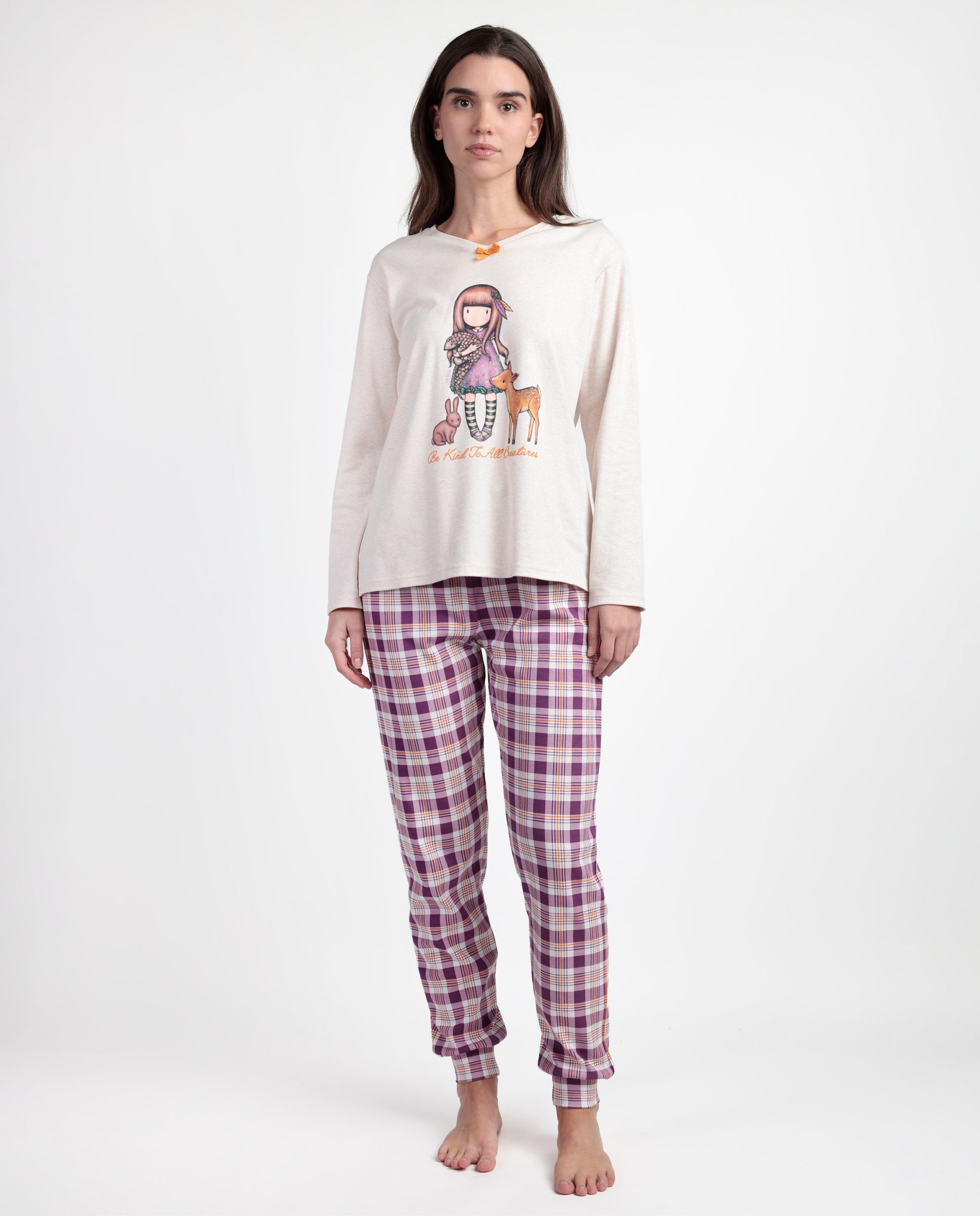 Pigiama Donna Bambina Santoro gojuss invernale 63384 63409 Santoro Gorjuss