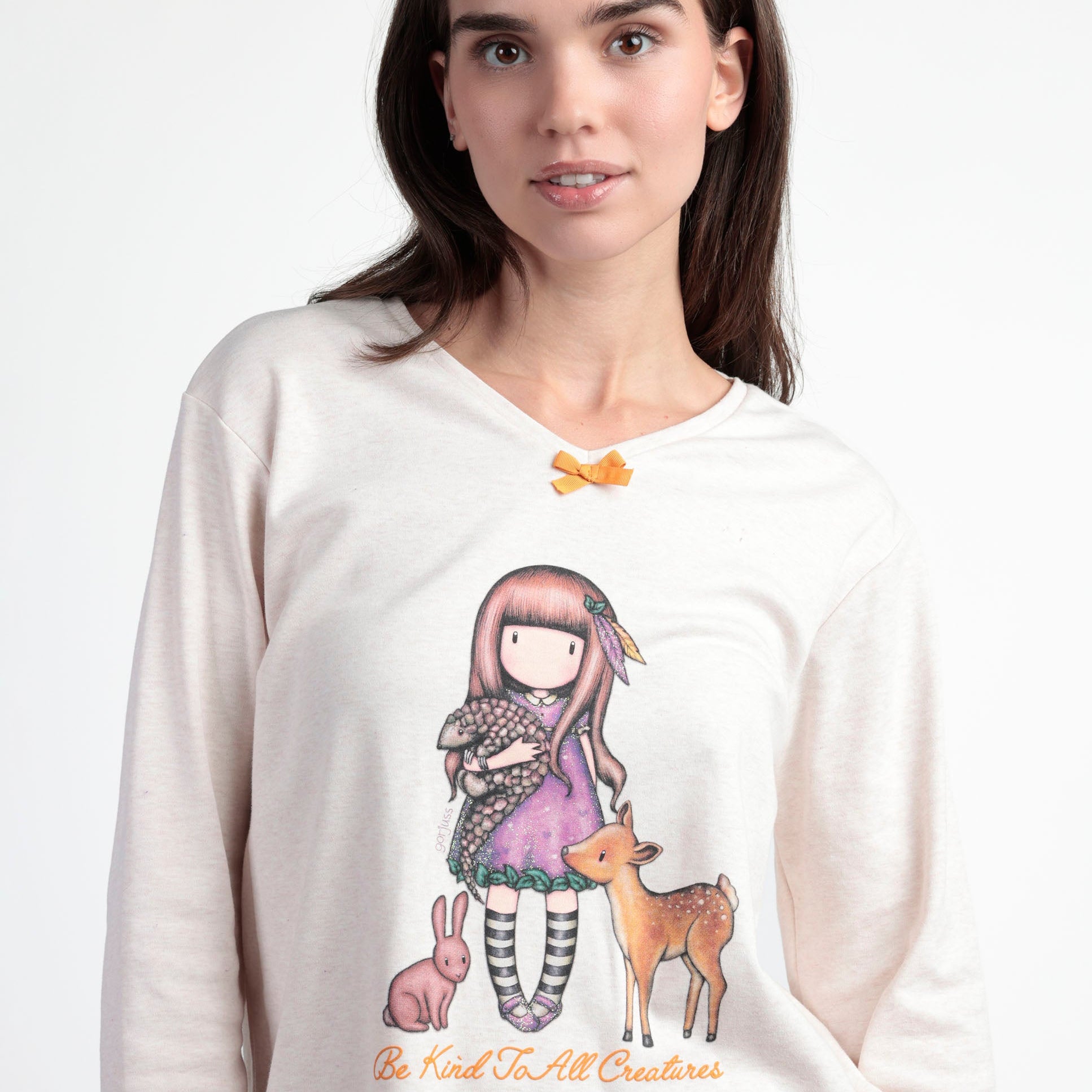 Pigiama Donna Bambina Santoro gojuss invernale 63384 63409 Santoro Gorjuss