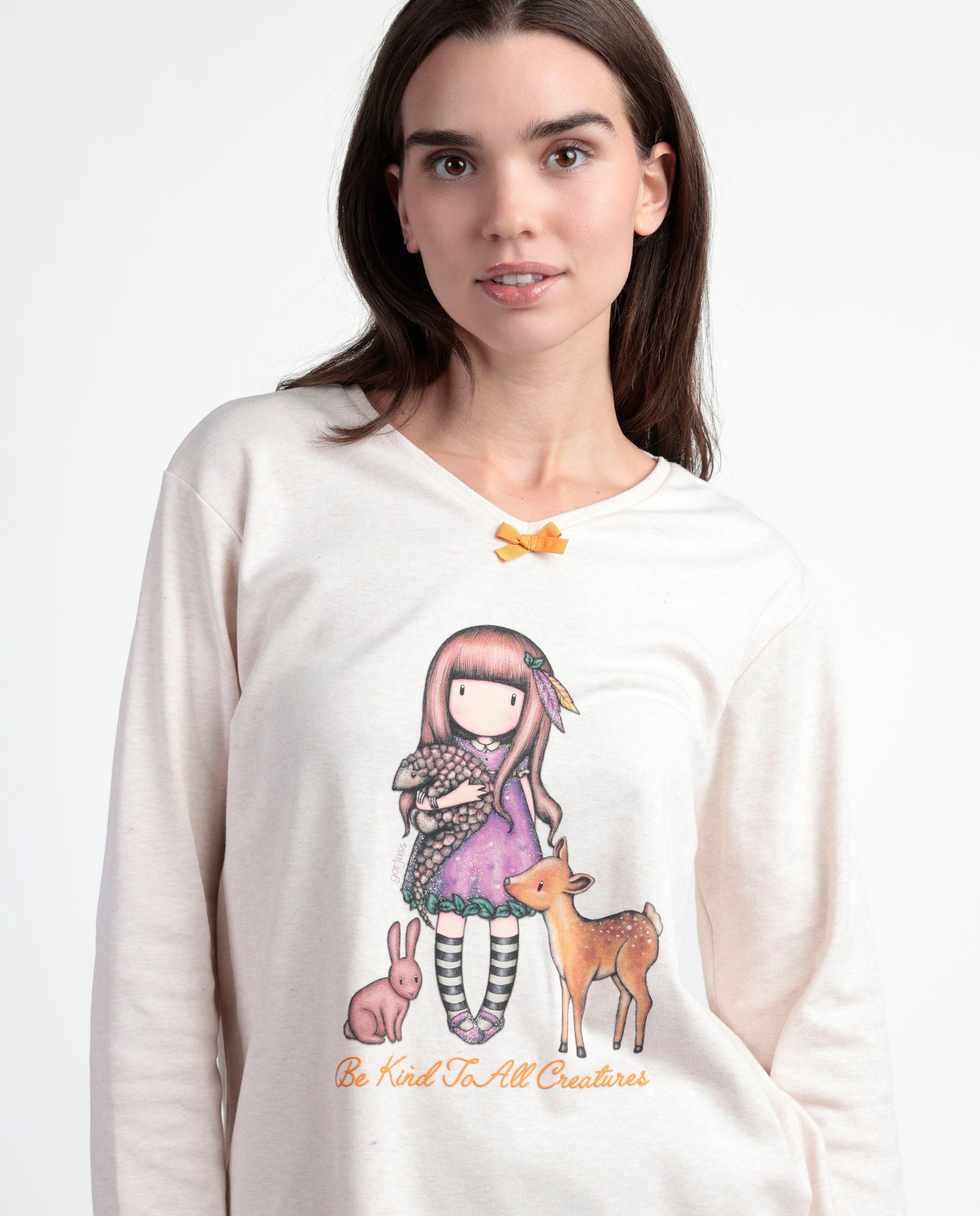 Pigiama Donna Bambina Santoro gojuss invernale 63384 63409 Santoro Gorjuss