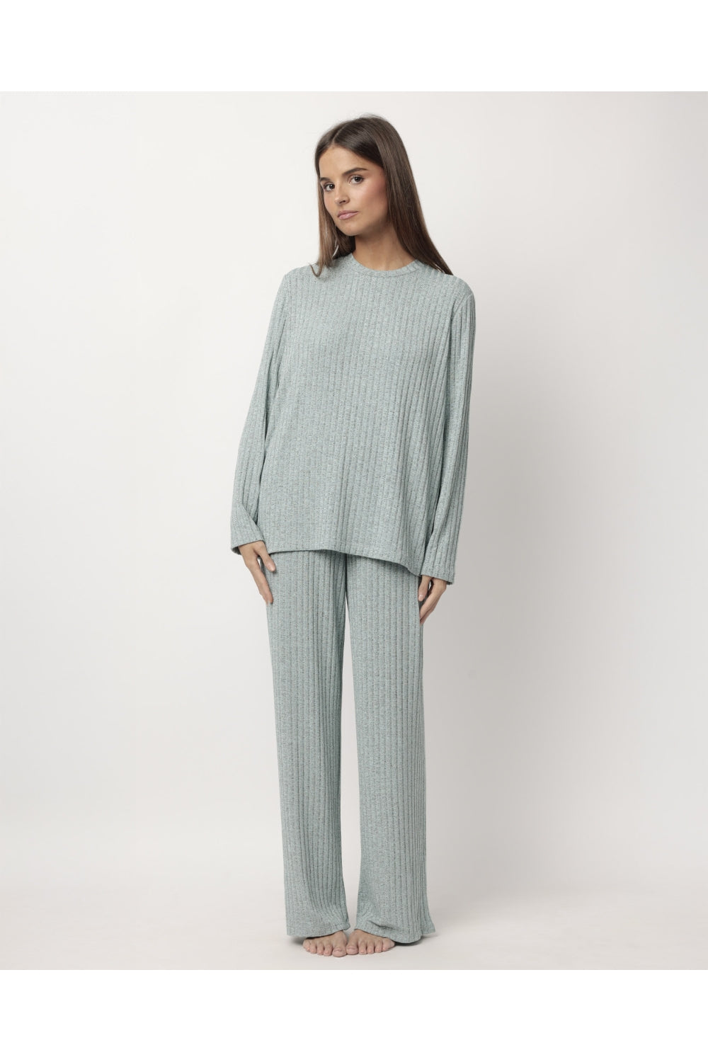 Pigiama tuta Donna in caldo cotone Admas 63629 acqua Admas