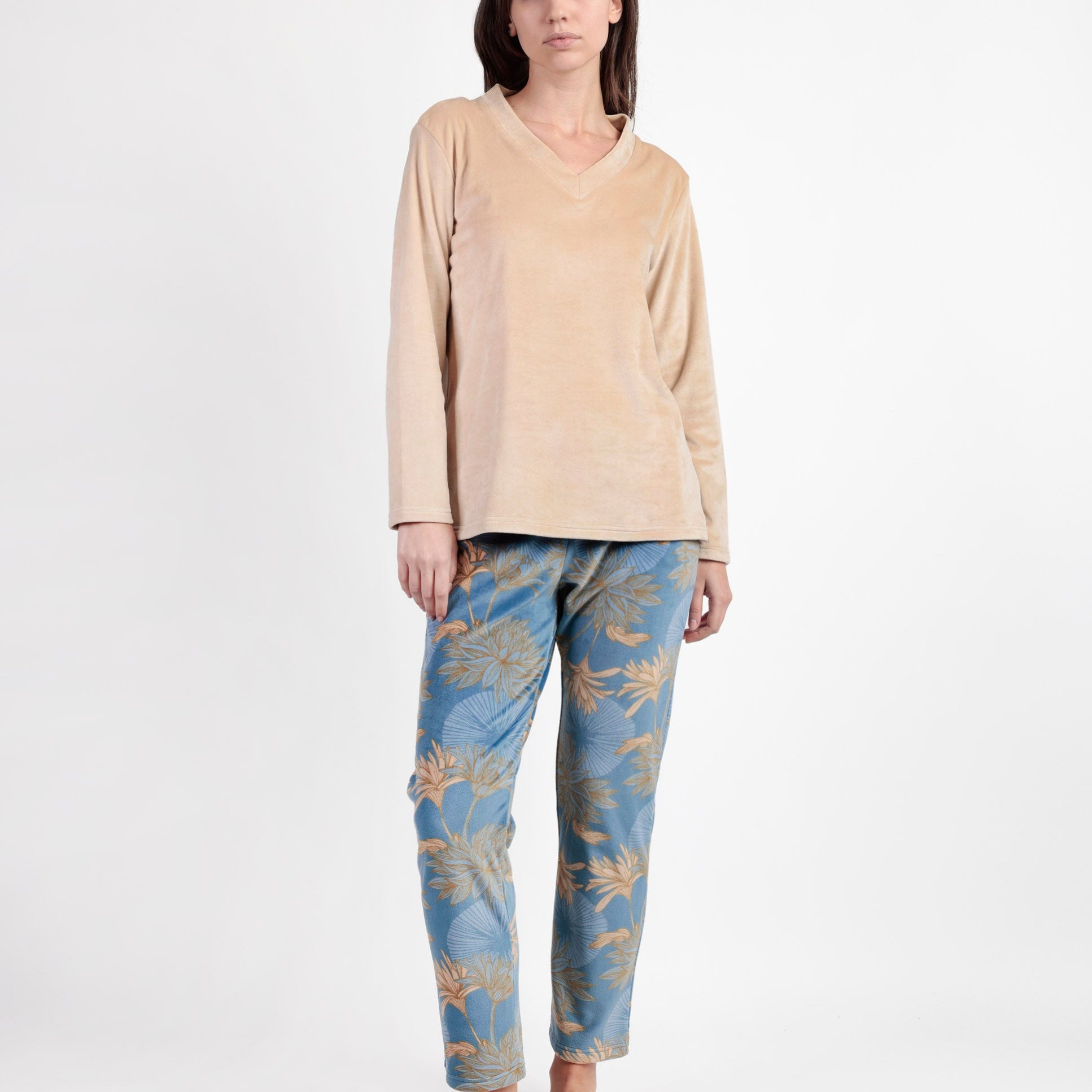 Pigiama Donna invernale in coral Admas 63641 Admas