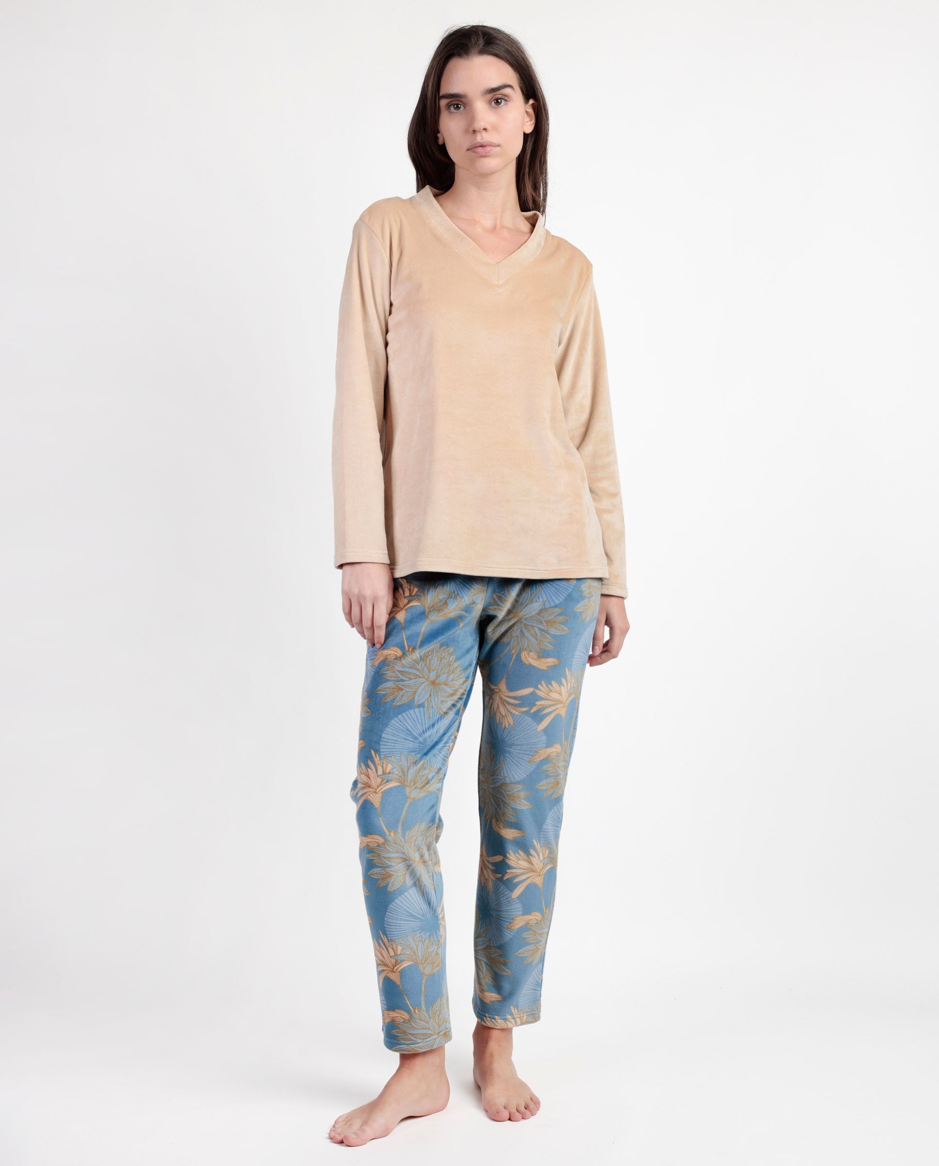Pigiama Donna invernale in coral Admas 63641 Admas