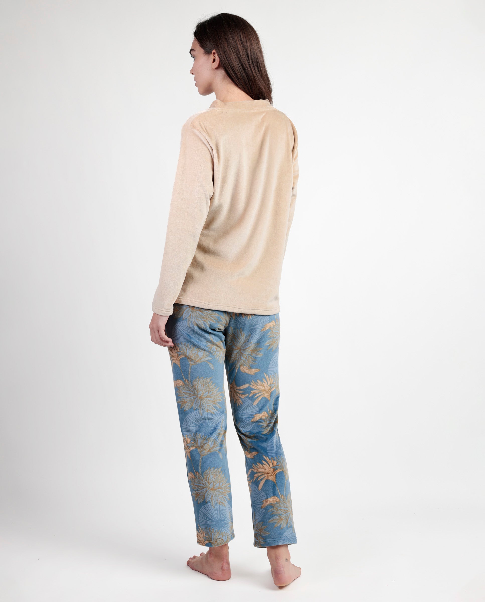 Pigiama Donna invernale in coral Admas 63641 Admas