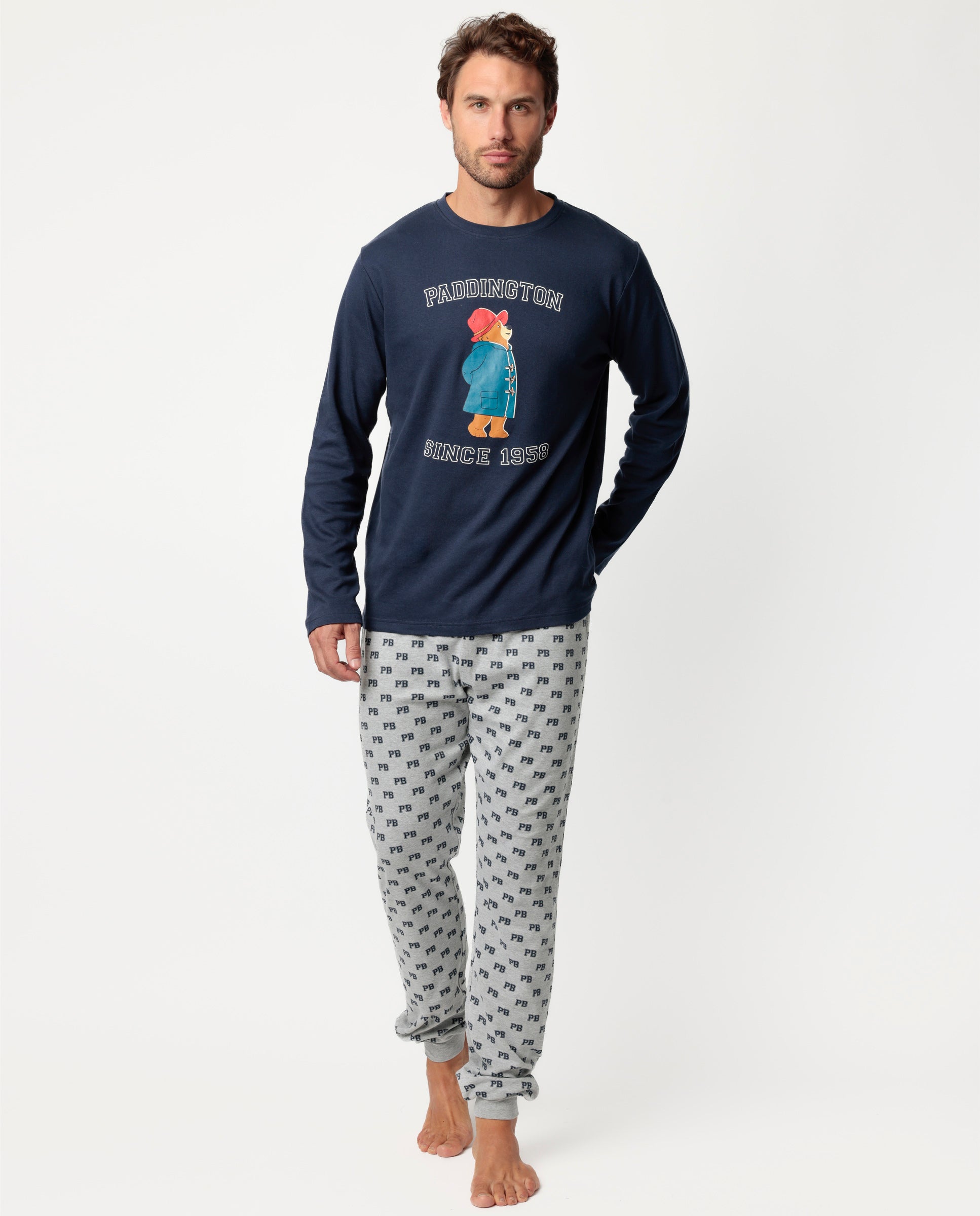 Pigiama Family Uomo Bimbo Paddington 63863 63878 Disney