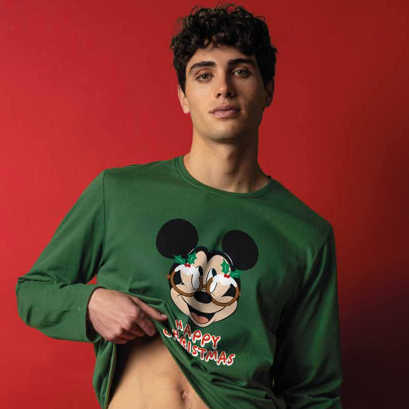 Pigiama Natalizio Disney Family coordinato Uomo Donna Bimbo Bimba art 63685 63920 Disney