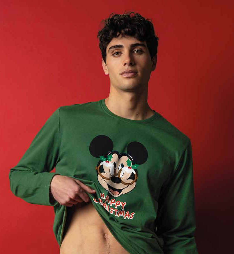 Pigiama Natalizio Disney Family coordinato Uomo Donna Bimbo Bimba art 63685 63920 Disney