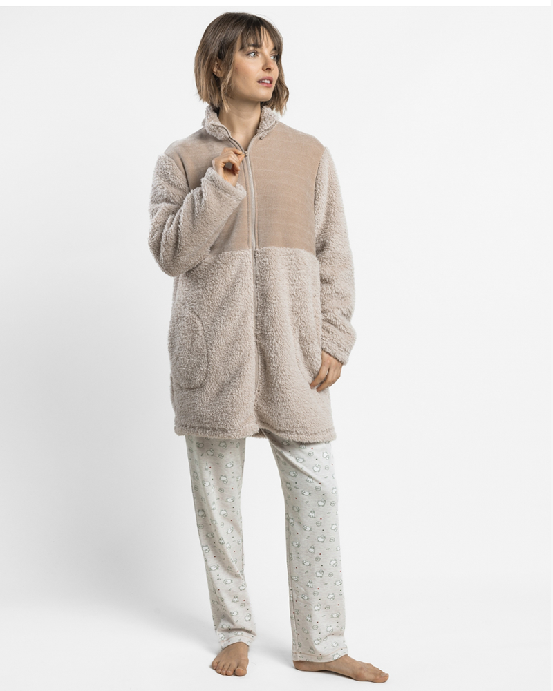 Vestaglia Donna in Coral Sherpa 67391 Admas