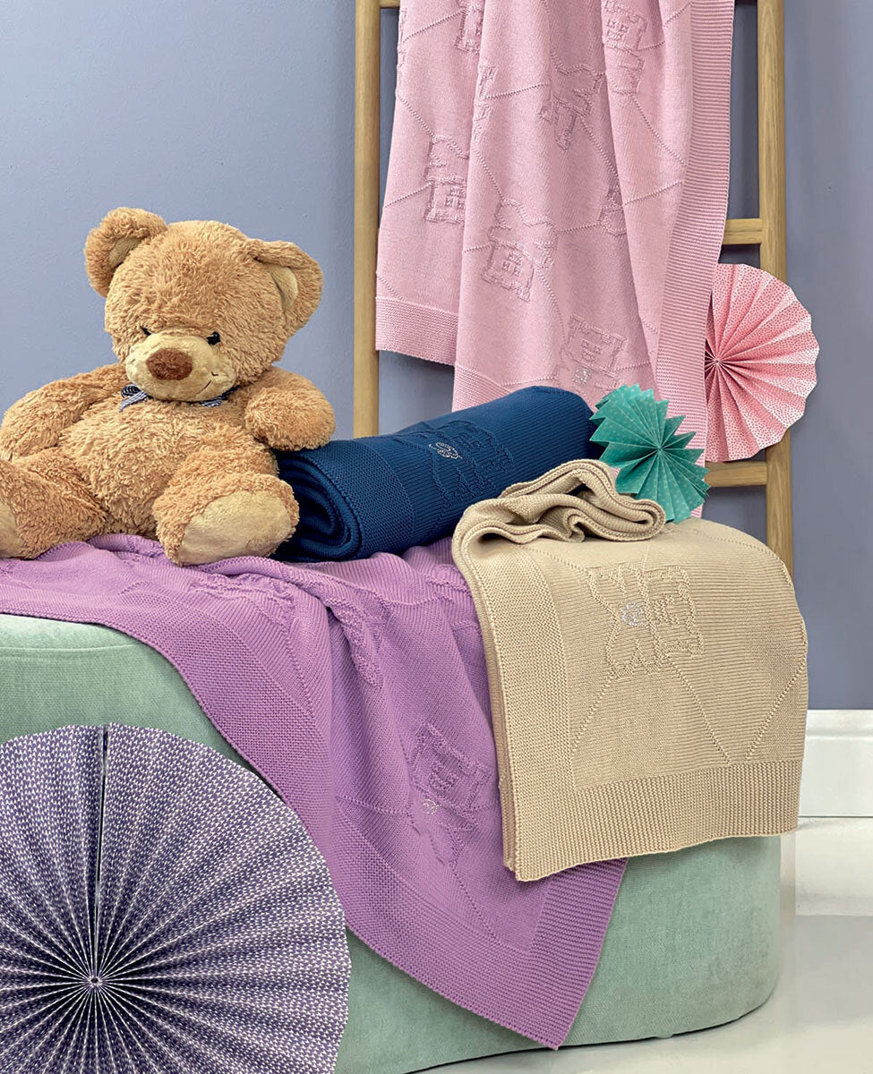 Copertina Blumarine Baby Orsetto cotone Blumarine