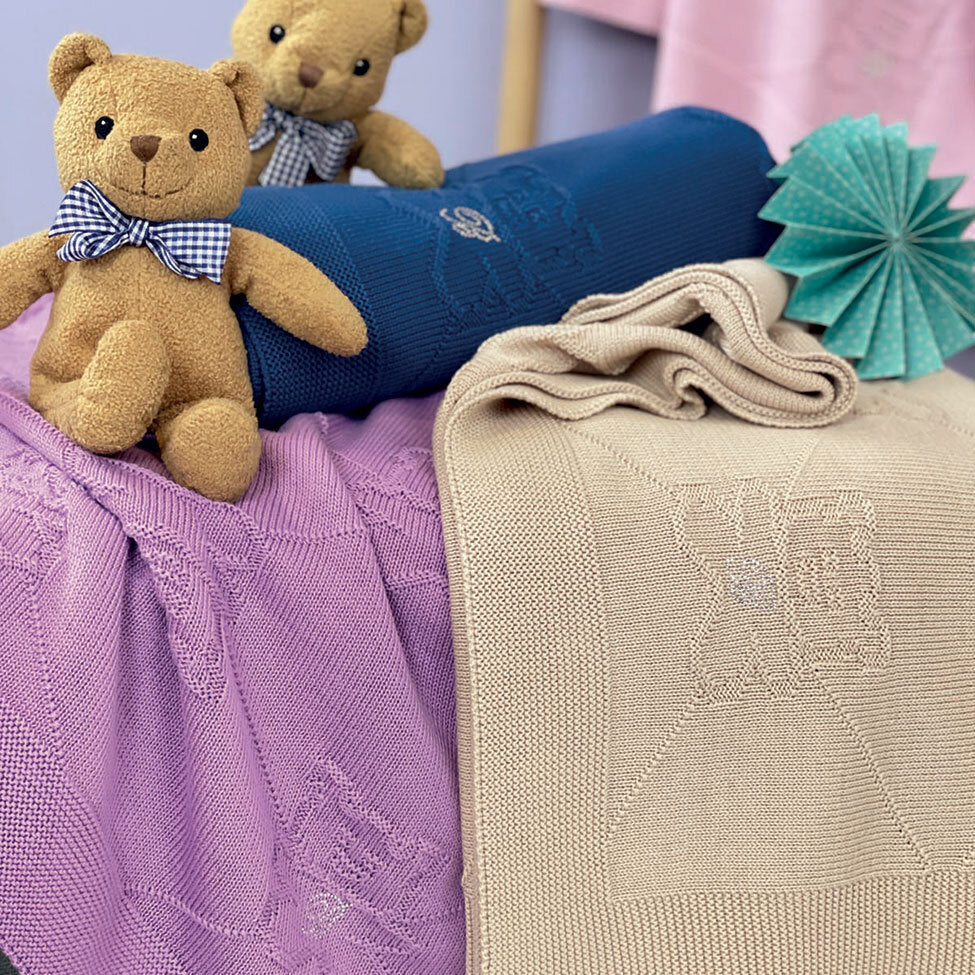 Copertina Blumarine Baby Orsetto cotone Blumarine