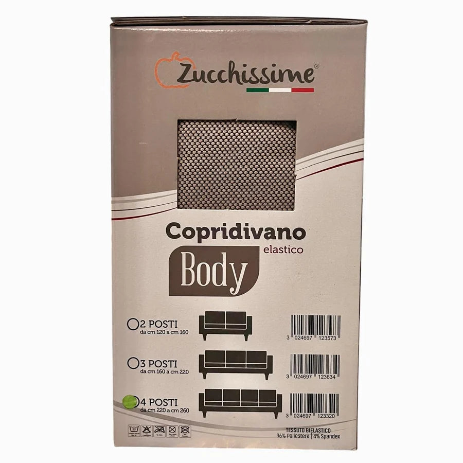 Copridivano Zucchissime Body Elasticizzato Antimacchia
