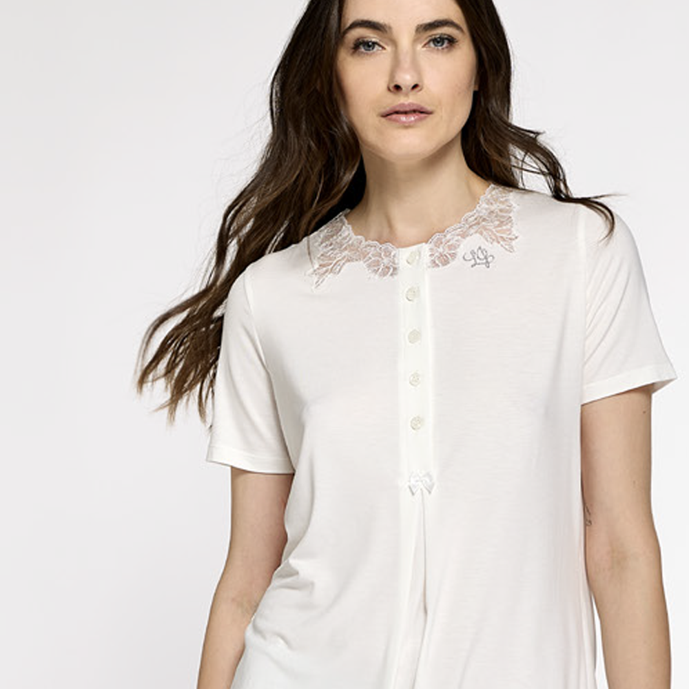 Camicia da notte donna estiva Liu jo art. DL0122.26 in viscosa Liu Jo