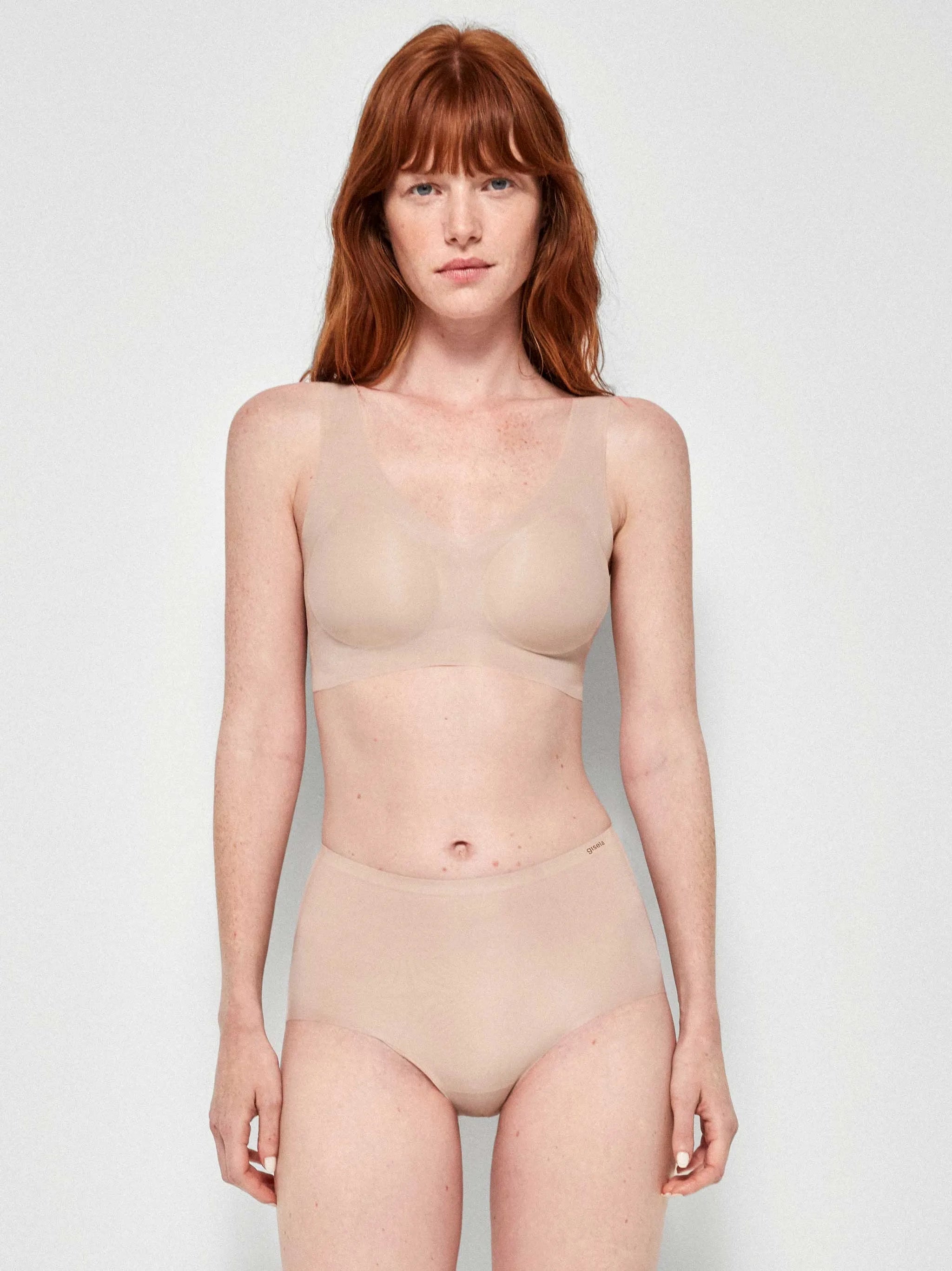 Reggiseno senza cuciture senza ferretto forma estraibile Gisela Undies 10026T Gisela