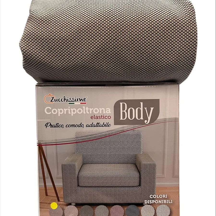 Copridivano Zucchissime Body Elasticizzato Antimacchia Biancaluna