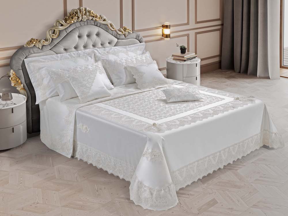 Primo Letto Composè Completo Letto Sposa wedding Art Iris Emozioni Italiane