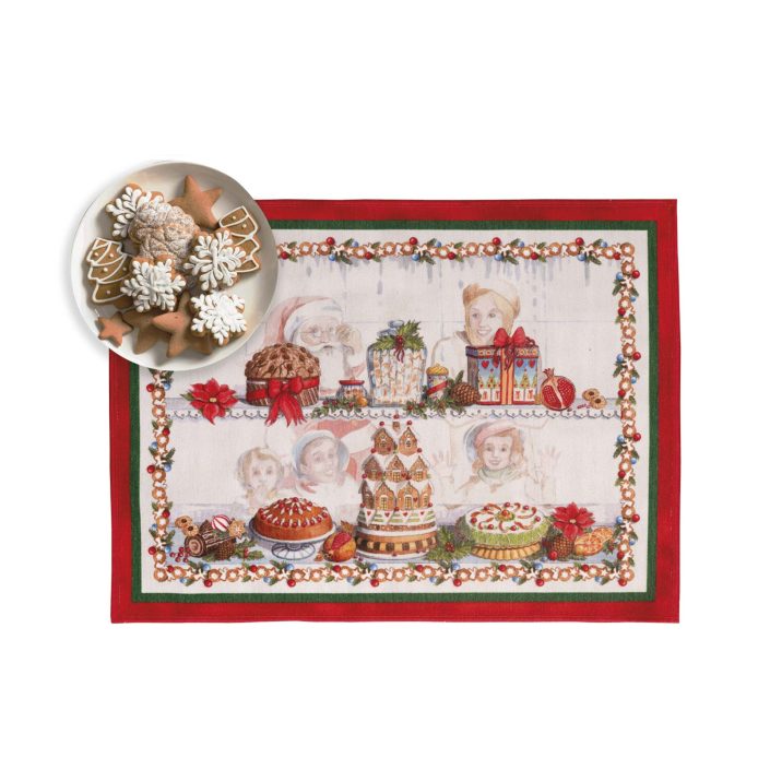 Tessitura Toscana Telerie - Tovaglietta colazione Set 2 Pezzi 36X48 Cm Gourmand Tessitura Toscana Telerie