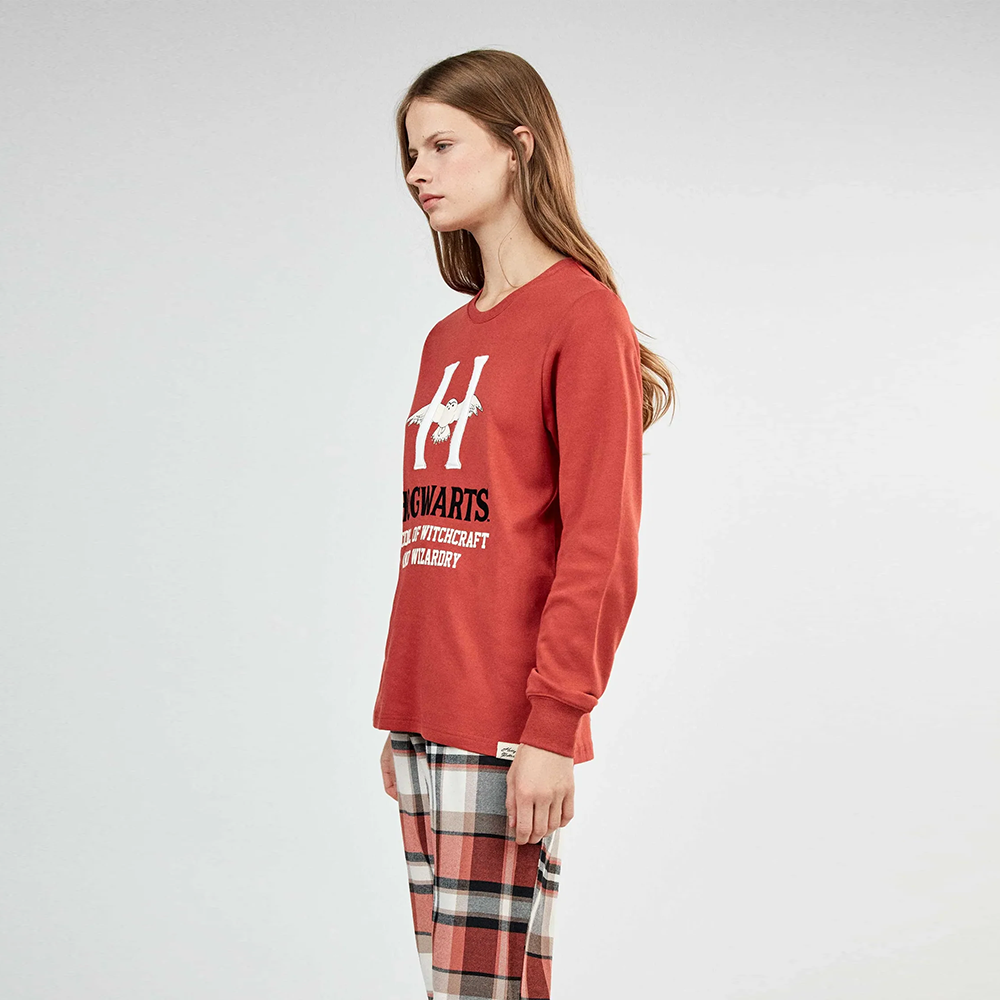 Pigiama Donna Harry Potter in Cotone e Flanella 20491S Gisela