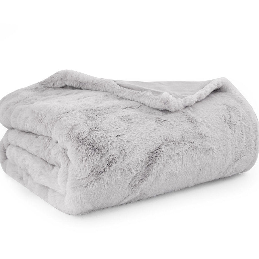 Coperta Plaid Maryplaid art 6M64576 130x160 Grigio Perla Maryplaid