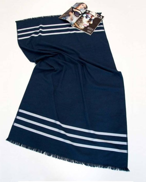 Cavalieri Jolie - Telo Mare Fouta Micro Spugna 3 RIGHE + colori - Di Maiolo Biancheria
