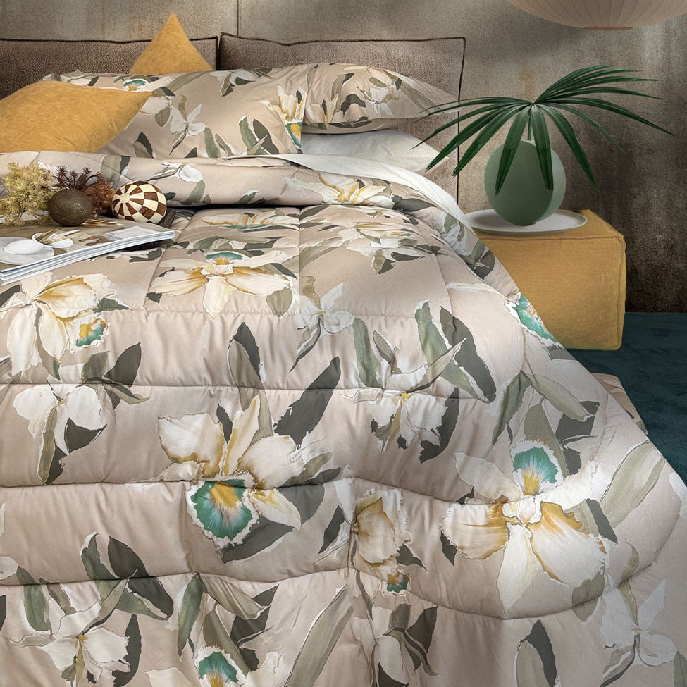Trapunta Piumone invernale matrimoniale Dondi forever art Cattleya Dondi Svad Forever