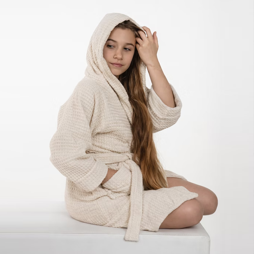 Accappatoio nido d ape Bambino bambina art Martina di Rebecca Home Rebecca Home