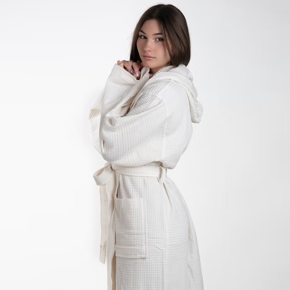 Accappatoio uomo donna nido d ape art Martina di Rebecca Home Rebecca Home