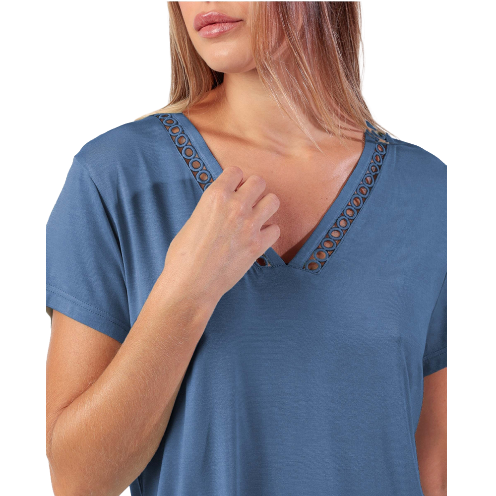 Admas Pigiama estivo Donna art 64108 blu Admas