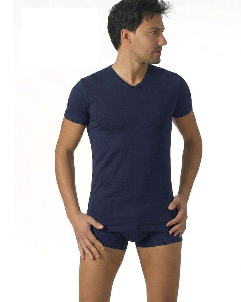 T-shirt maglia scollo a V Uomo Armata di mare art. GT109 (4 COLORI) Armata di Mare