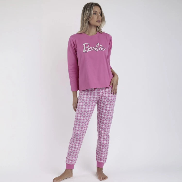 Pigiama donna invernale barbie 62953 Barbie