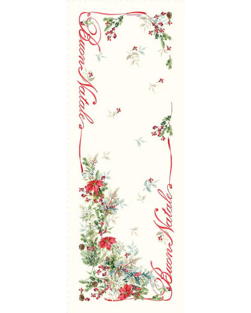 Vis a Vis - Runner christmas art Buon Natale Blumarine Blumarine